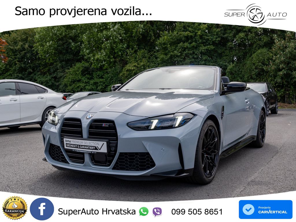 BMW M4 Convertible Competition 3.0 (530 KS) xDrive Steptronic LED+GR SJED+ACC