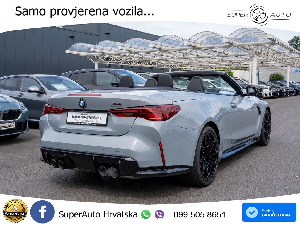 BMW M4 Convertible Competition 3.0 (530 KS) xDrive Steptronic LED+GR SJED+ACC