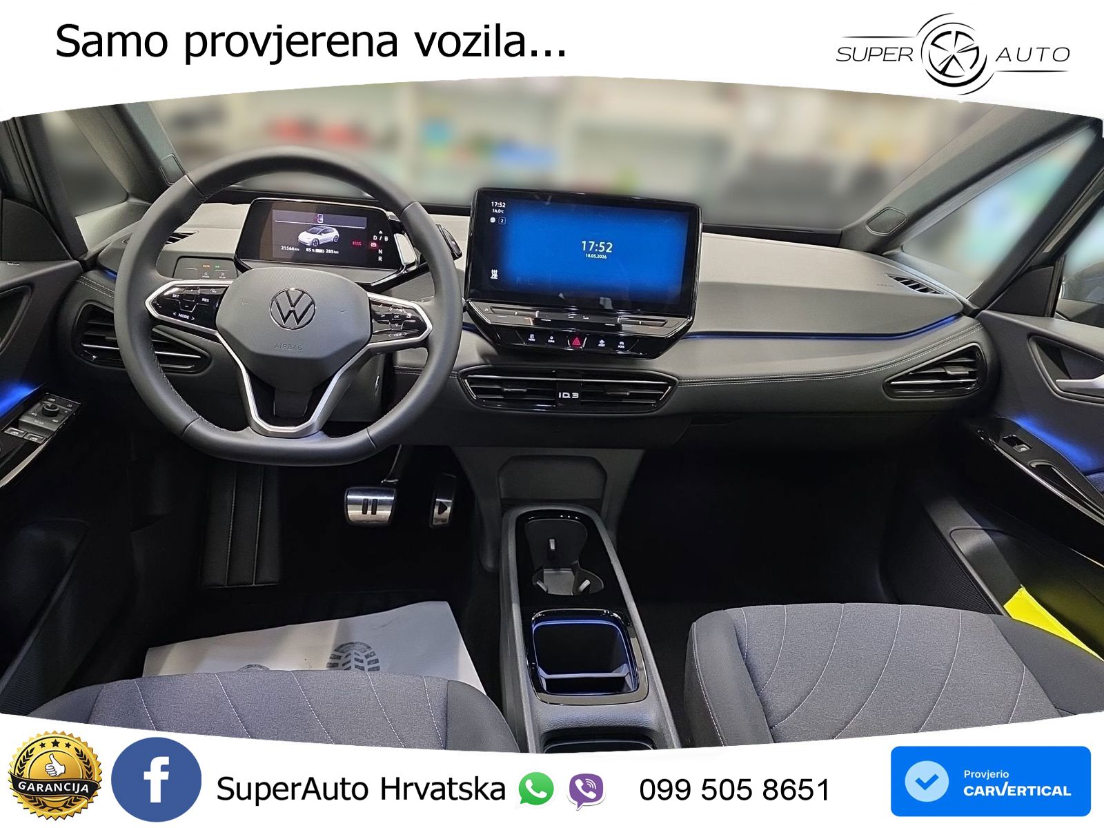 Volkswagen ID.3 Pro 62 kWh (204 KS)