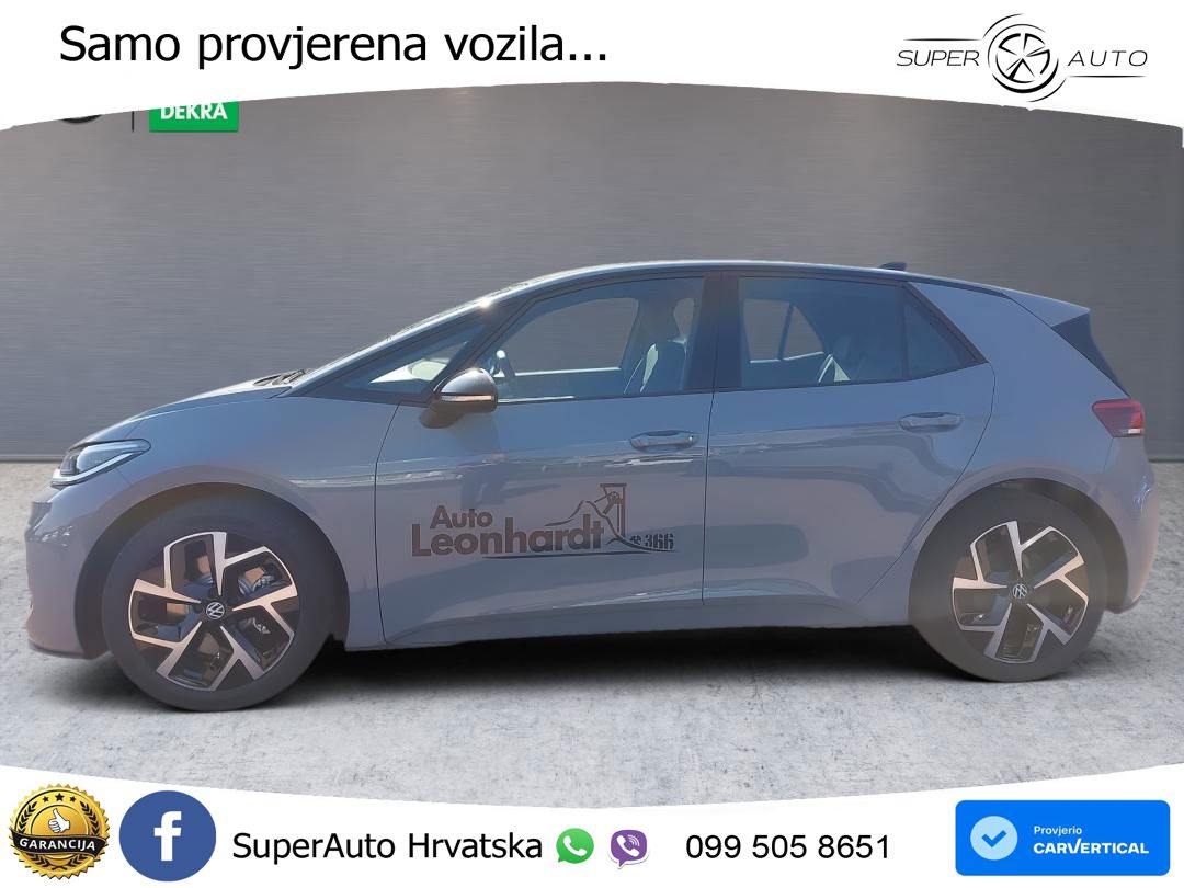 Volkswagen ID.3 58 kWh (190 KS) LED+GR SJED+ACC