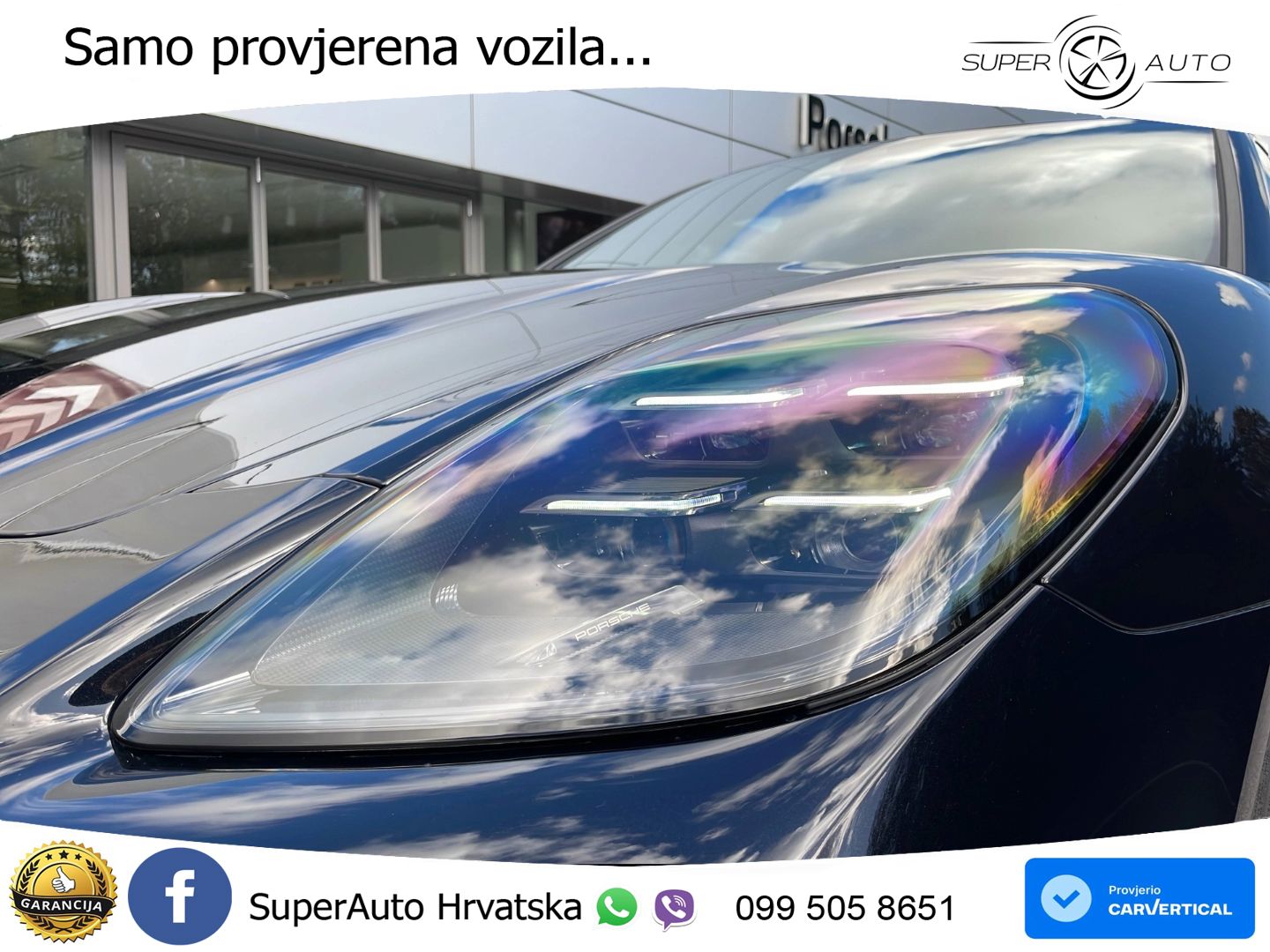 Porsche Panamera 4 2.9 V6 (470 KS) E-Hybrid PDK ZRAČNI+ACC+GR SJED+KAM+PANO