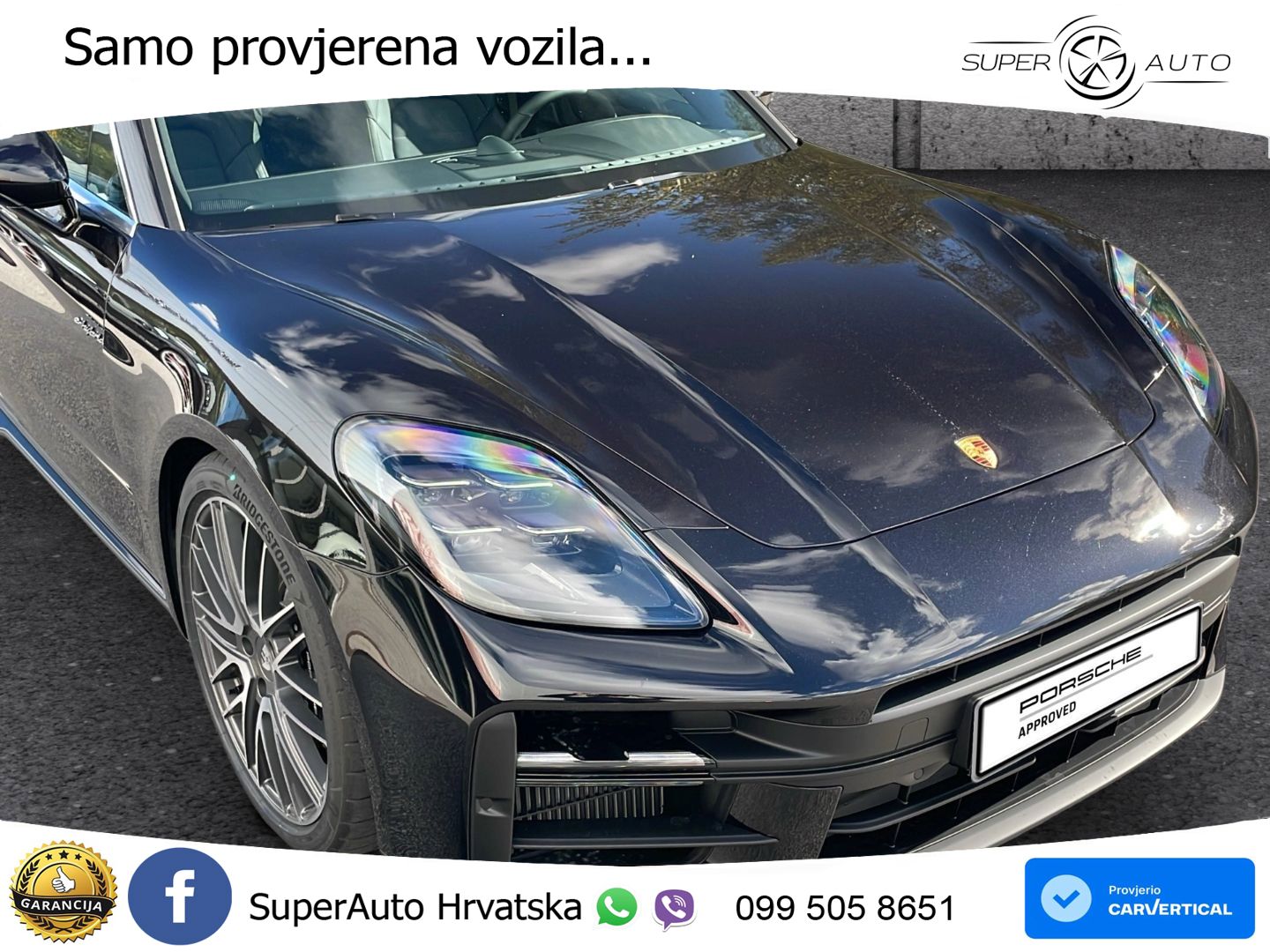 Porsche Panamera 4 2.9 V6 (470 KS) E-Hybrid PDK ZRAČNI+ACC+GR SJED+KAM+PANO