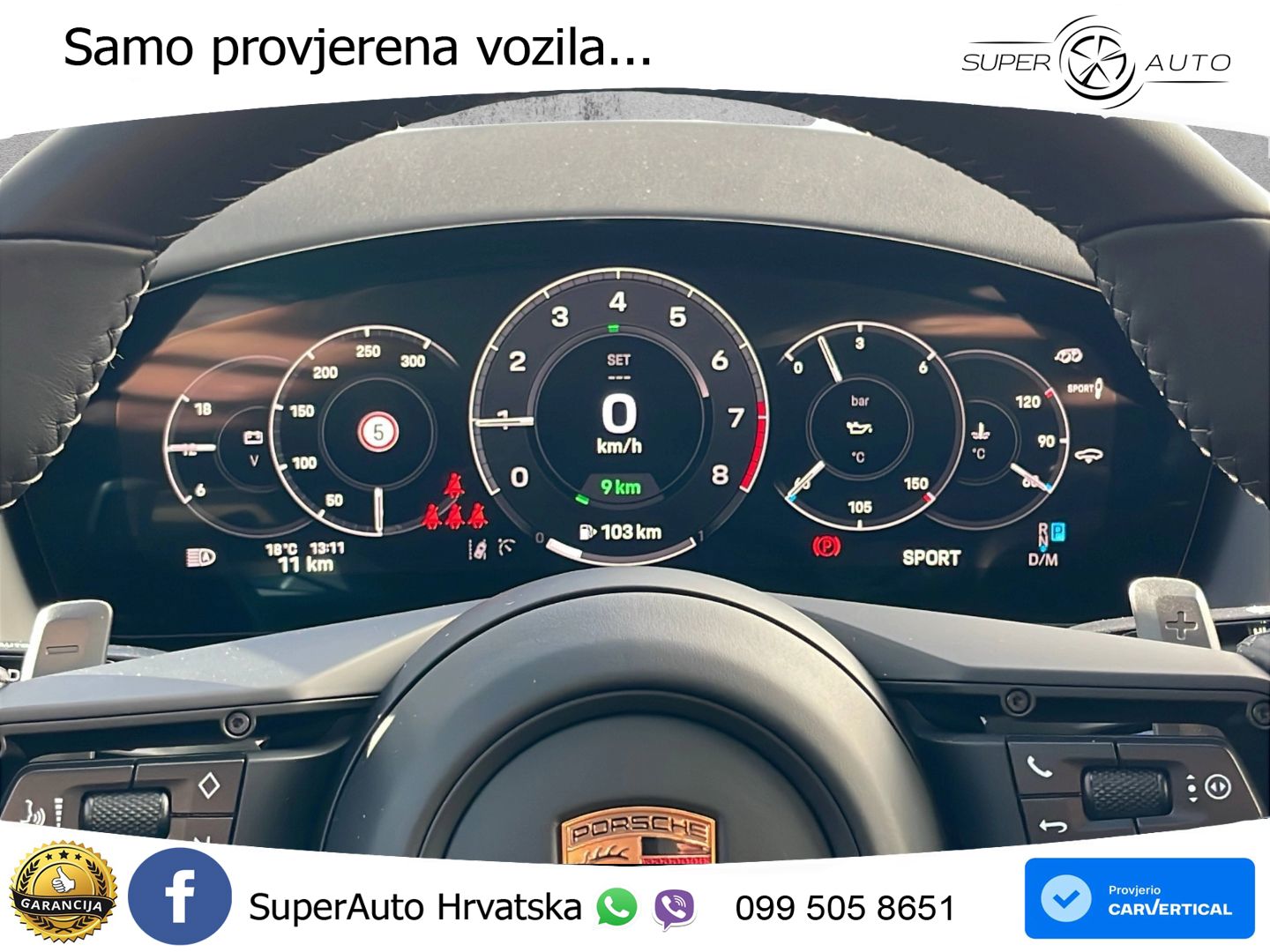 Porsche Panamera 4 2.9 V6 (470 KS) E-Hybrid PDK ZRAČNI+ACC+GR SJED+KAM+PANO