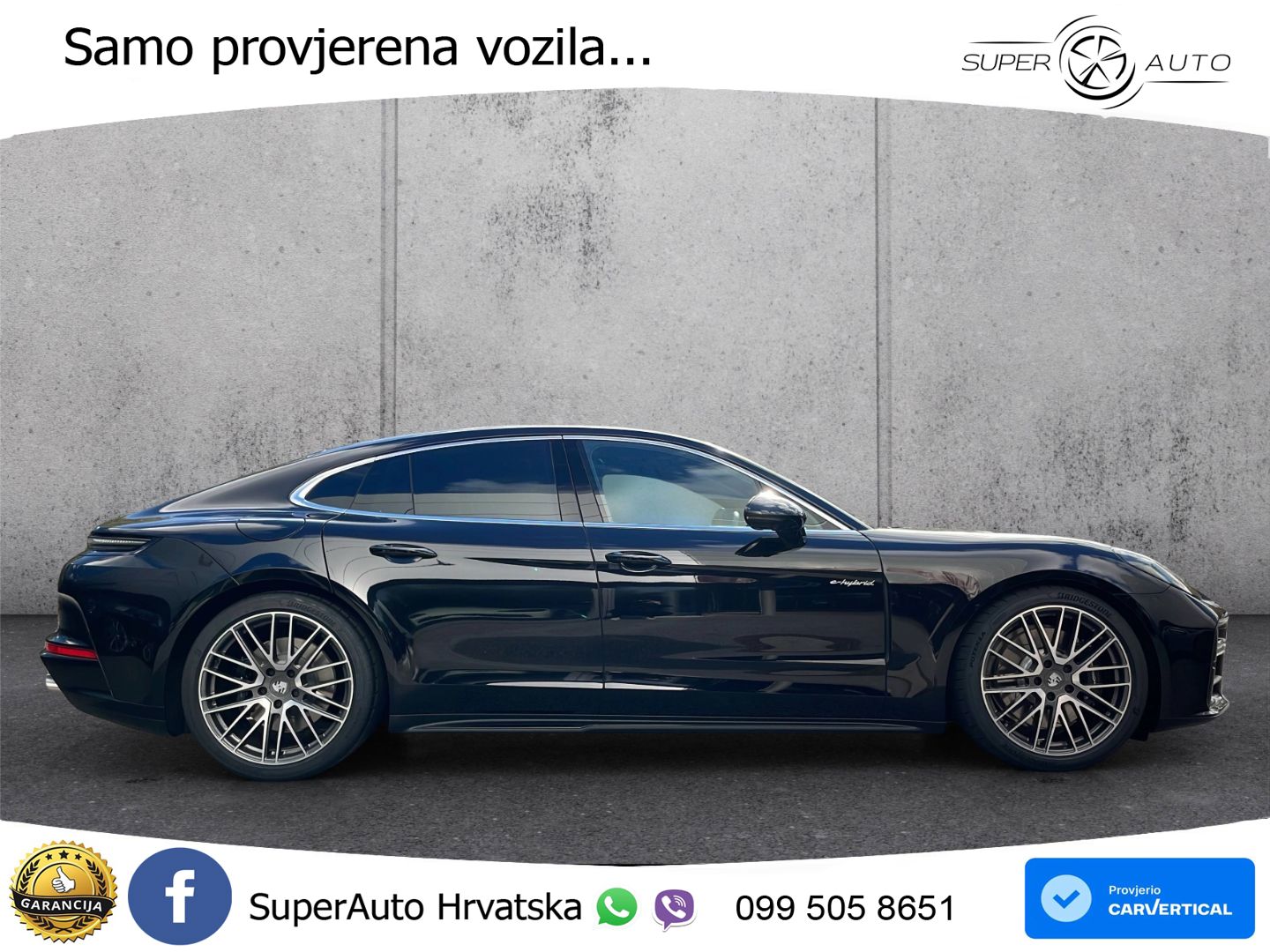 Porsche Panamera 4 2.9 V6 (470 KS) E-Hybrid PDK ZRAČNI+ACC+GR SJED+KAM+PANO