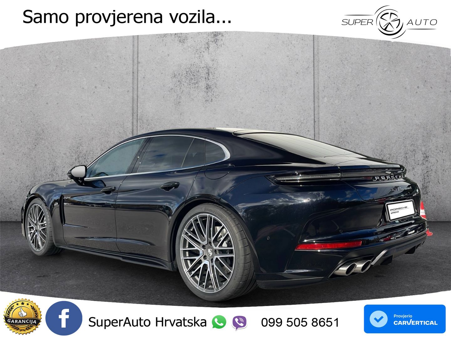 Porsche Panamera 4 2.9 V6 (470 KS) E-Hybrid PDK ZRAČNI+ACC+GR SJED+KAM+PANO