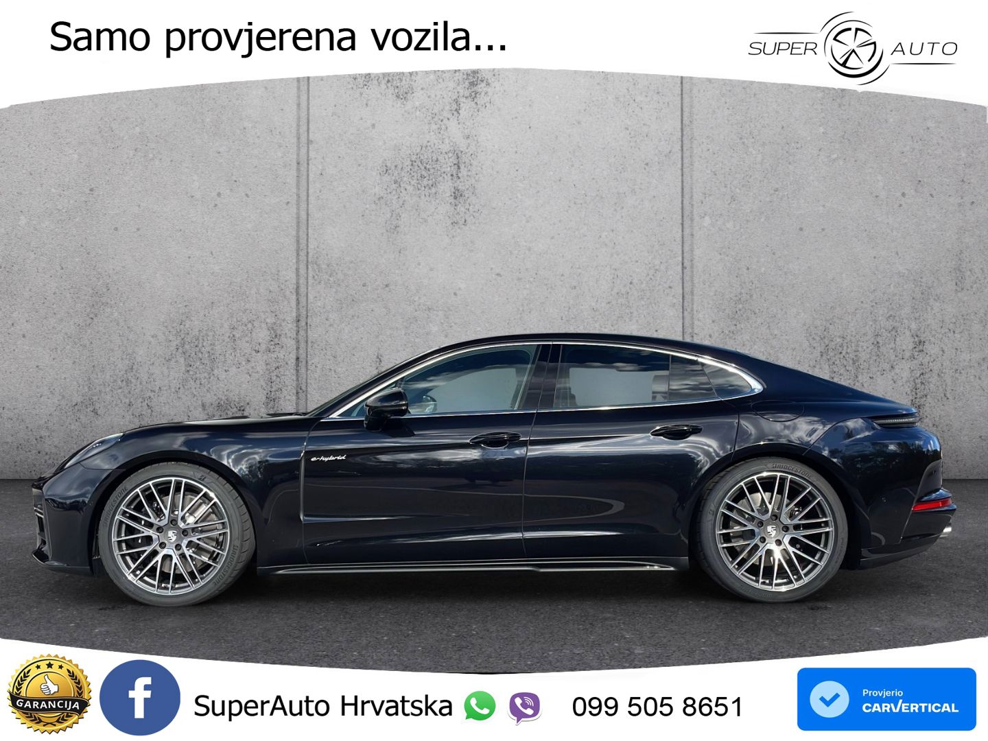 Porsche Panamera 4 2.9 V6 (470 KS) E-Hybrid PDK ZRAČNI+ACC+GR SJED+KAM+PANO