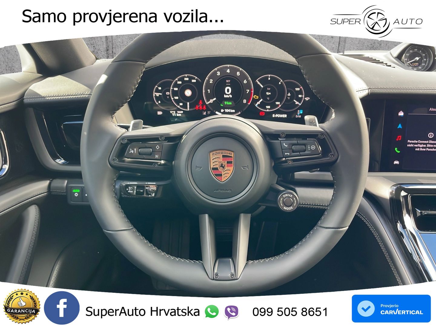 Porsche Panamera 4 2.9 V6 (470 KS) E-Hybrid PDK ZRAČNI+ACC+GR SJED+KAM+PANO