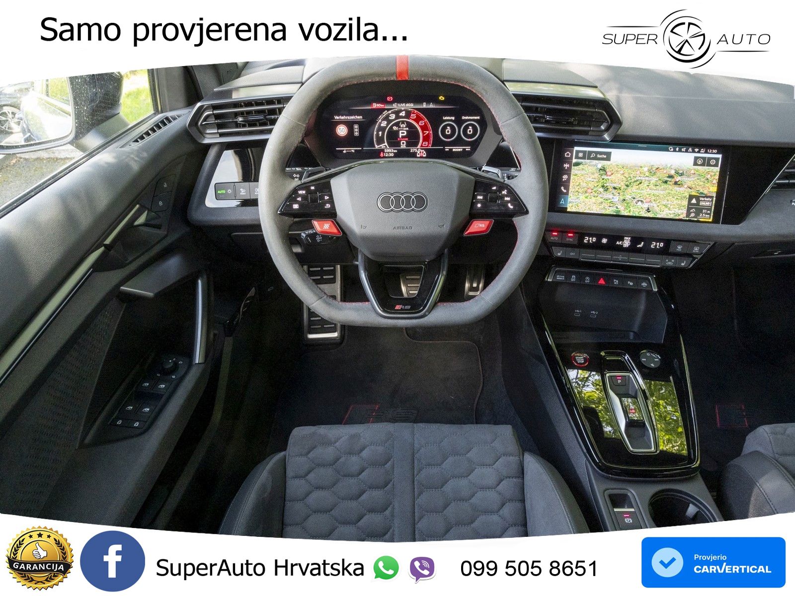 Audi RS3 Sedan 2.5 TFSI (400 KS) quattro S tronic LED+GR SJED+ACC