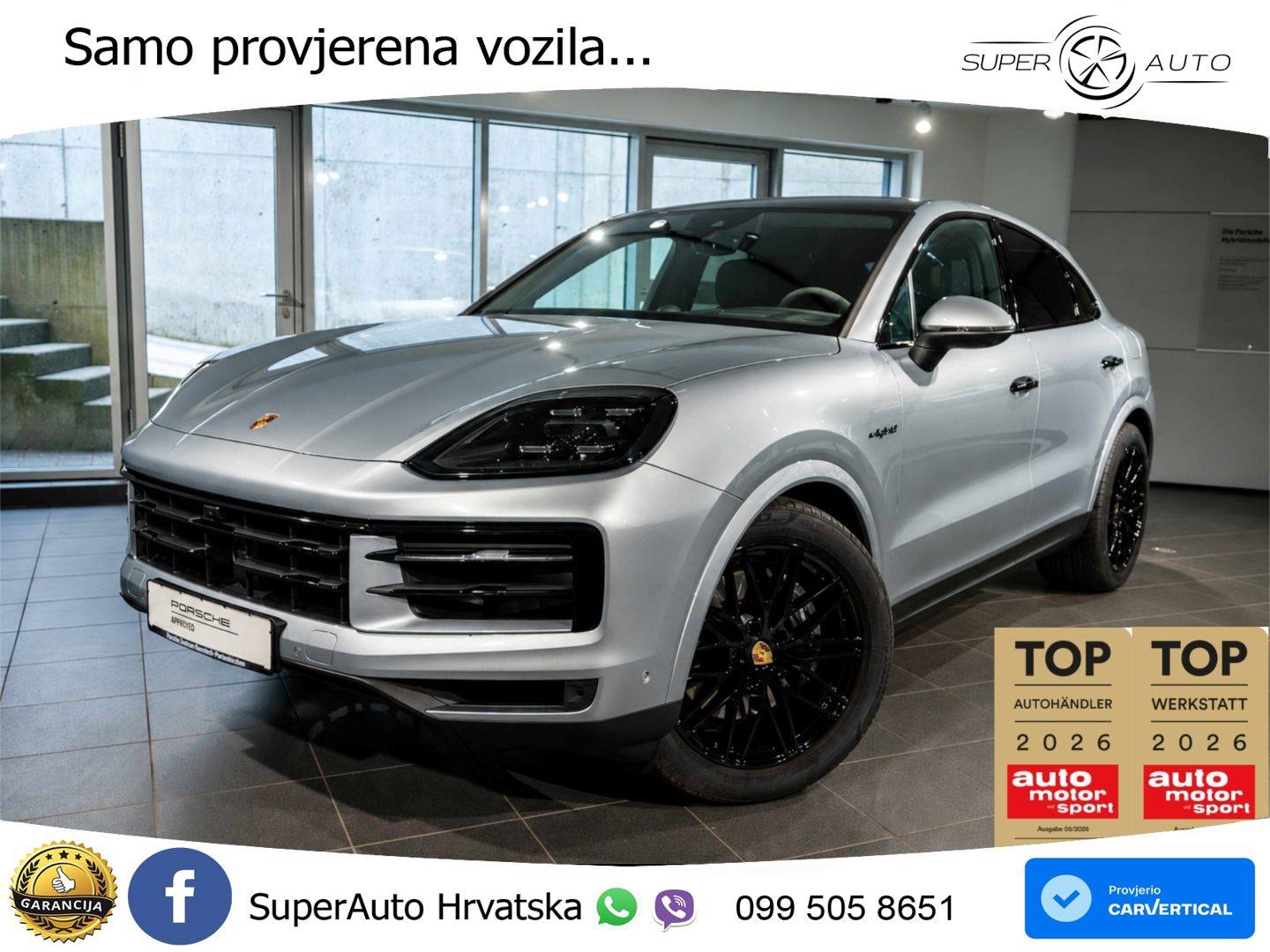 Porsche Cayenne Coupe 3.0 V6 (470 KS) E-Hybrid Tiptronic S