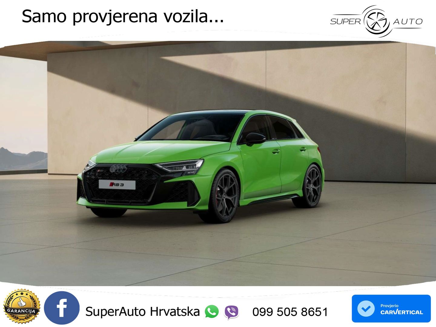 Audi RS3 Sedan 2.5 TFSI (400 KS) quattro S tronic LED+GR SJED+ACC
