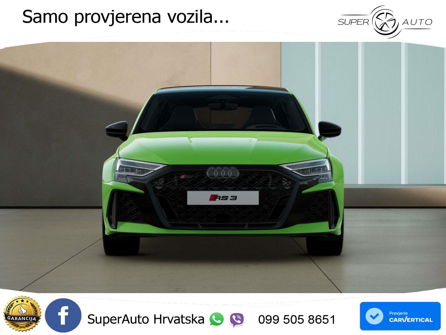 Audi RS3 Sedan 2.5 TFSI (400 KS) quattro S tronic LED+GR SJED+ACC