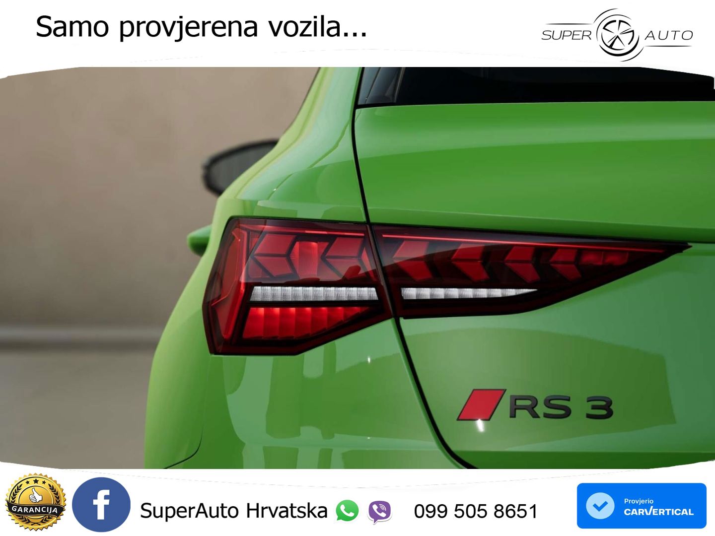 Audi RS3 Sedan 2.5 TFSI (400 KS) quattro S tronic LED+GR SJED+ACC