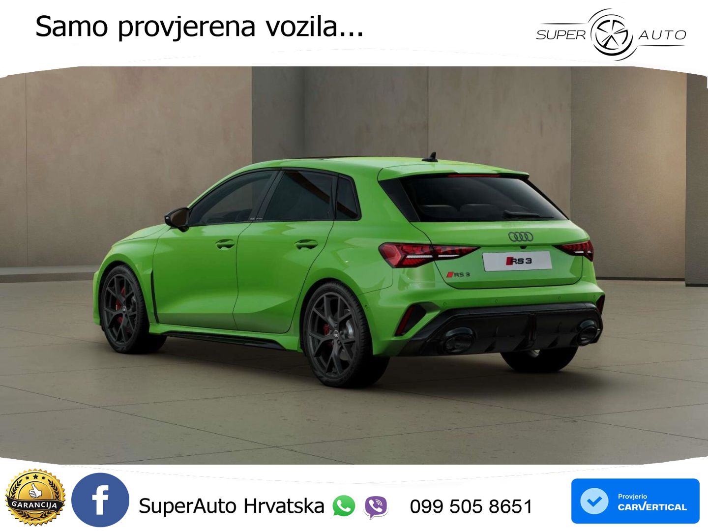 Audi RS3 Sedan 2.5 TFSI (400 KS) quattro S tronic LED+GR SJED+ACC