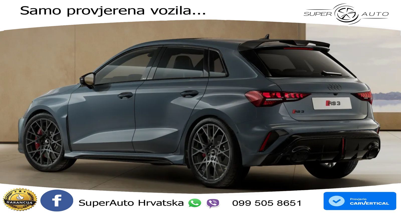 Audi RS3 Sedan 2.5 TFSI (400 KS) quattro S tronic LED+GR SJED+ACC