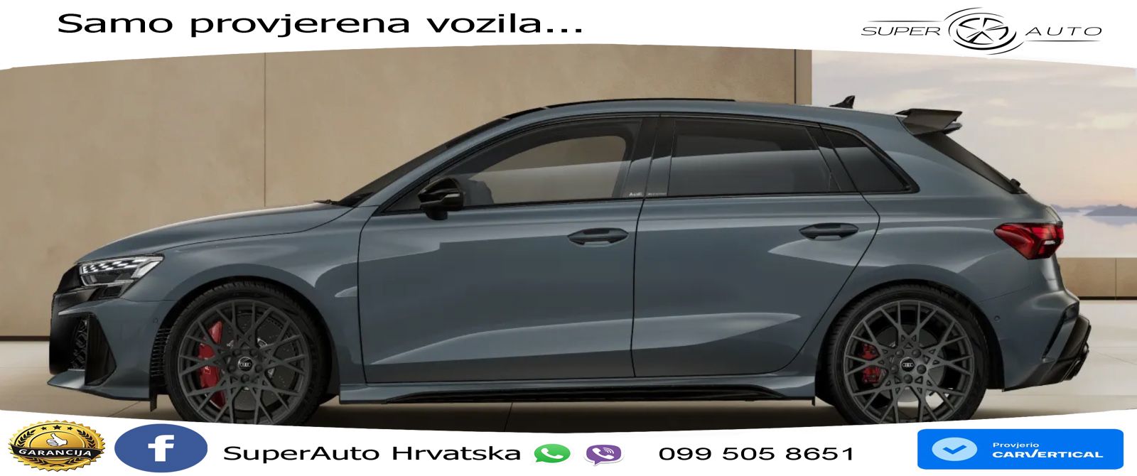 Audi RS3 Sedan 2.5 TFSI (400 KS) quattro S tronic LED+GR SJED+ACC