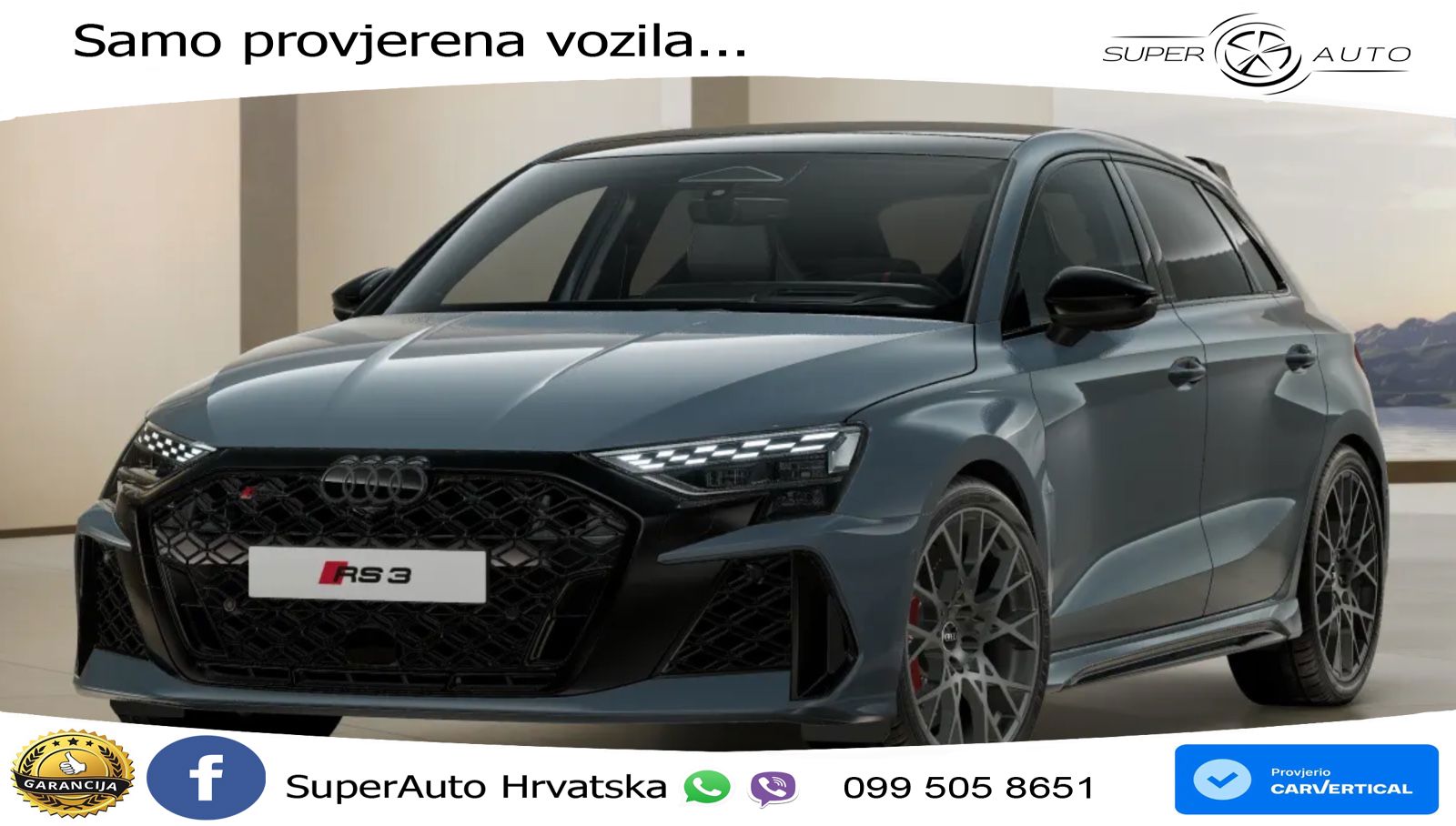 Audi RS3 Sedan 2.5 TFSI (400 KS) quattro S tronic LED+GR SJED+ACC