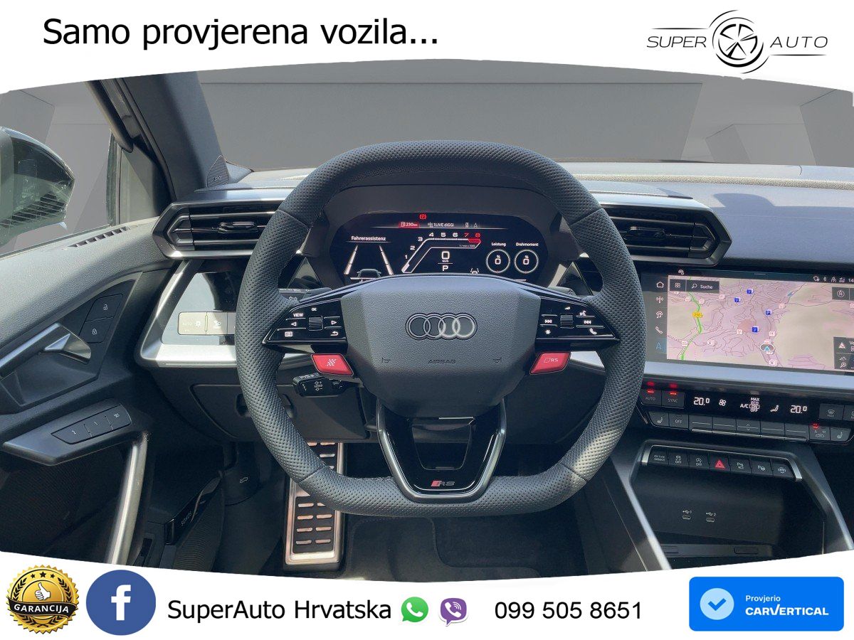Audi RS3 Sedan 2.5 TFSI (400 KS) quattro S tronic LED+GR SJED+ACC