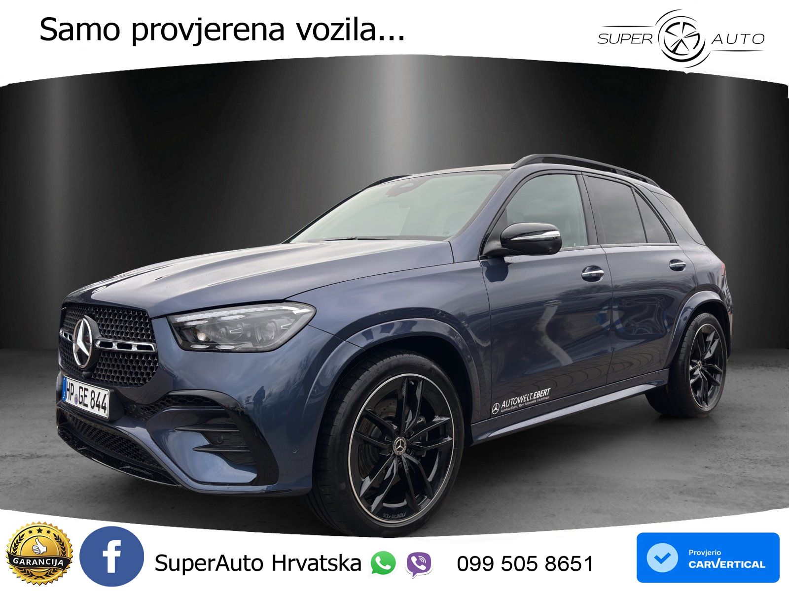 Mercedes GLE 300d (269 KS) EQ Boost 4MATIC 9G-TRONIC AMG LED+GR SJED+ACC