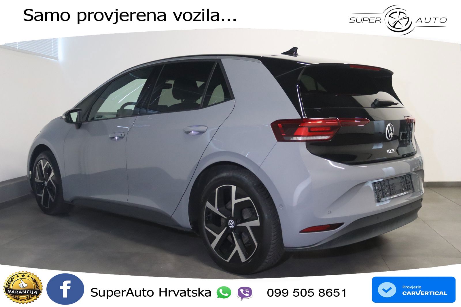 Volkswagen ID.3 Pro 62 kWh (204 KS) LED+GR SJED+ACC