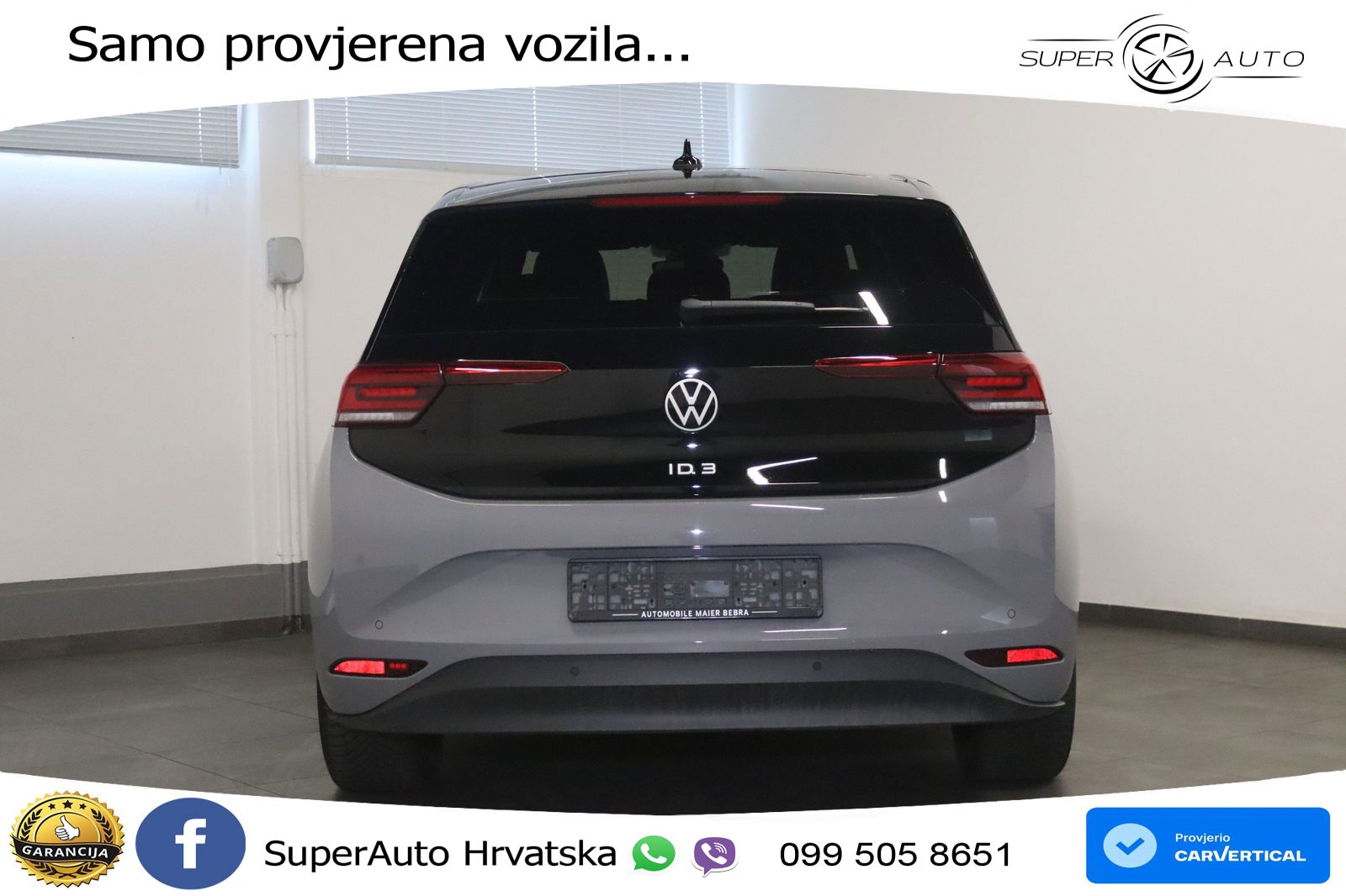 Volkswagen ID.3 Pro 62 kWh (204 KS) LED+GR SJED+ACC