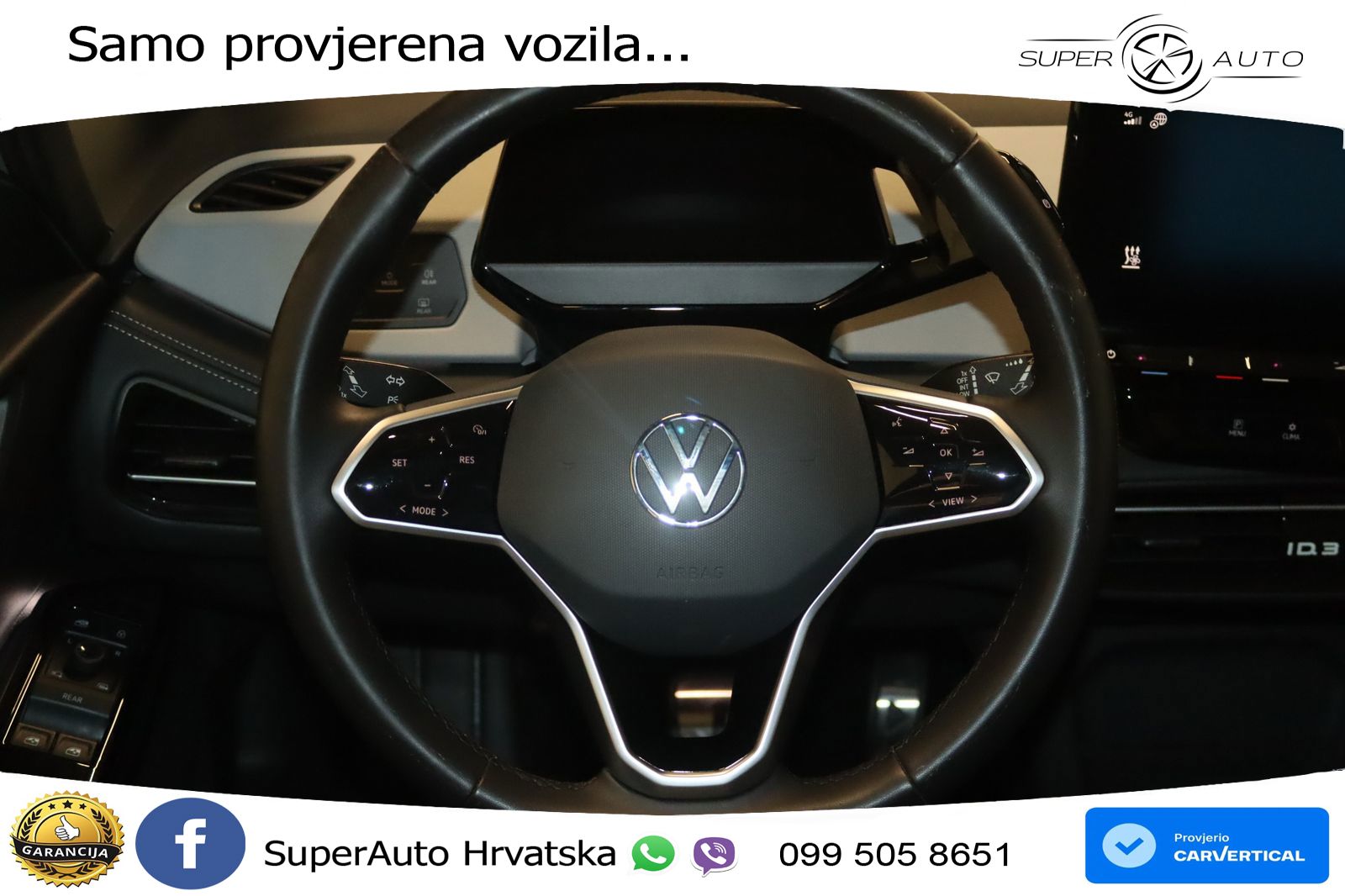 Volkswagen ID.3 Pro 62 kWh (204 KS) LED+GR SJED+ACC