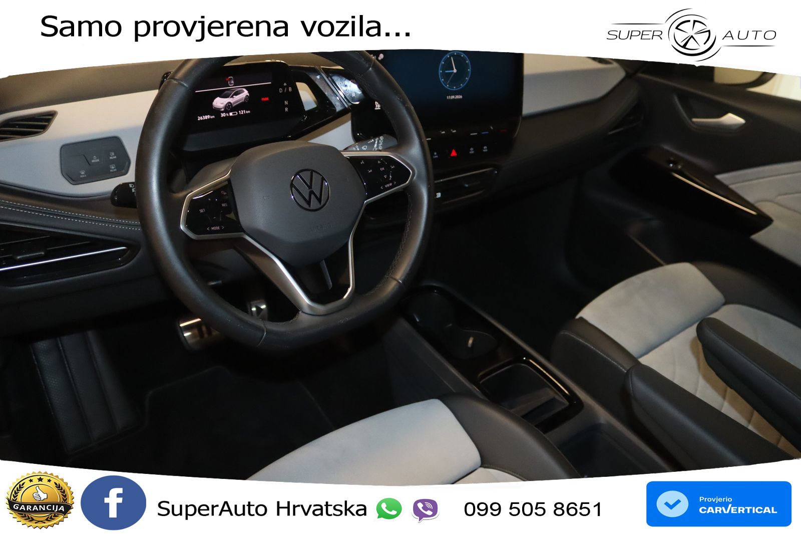 Volkswagen ID.3 Pro 62 kWh (204 KS) LED+GR SJED+ACC