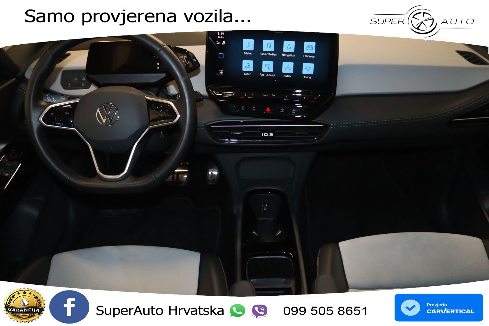 Volkswagen ID.3 Pro 62 kWh (204 KS) LED+GR SJED+ACC