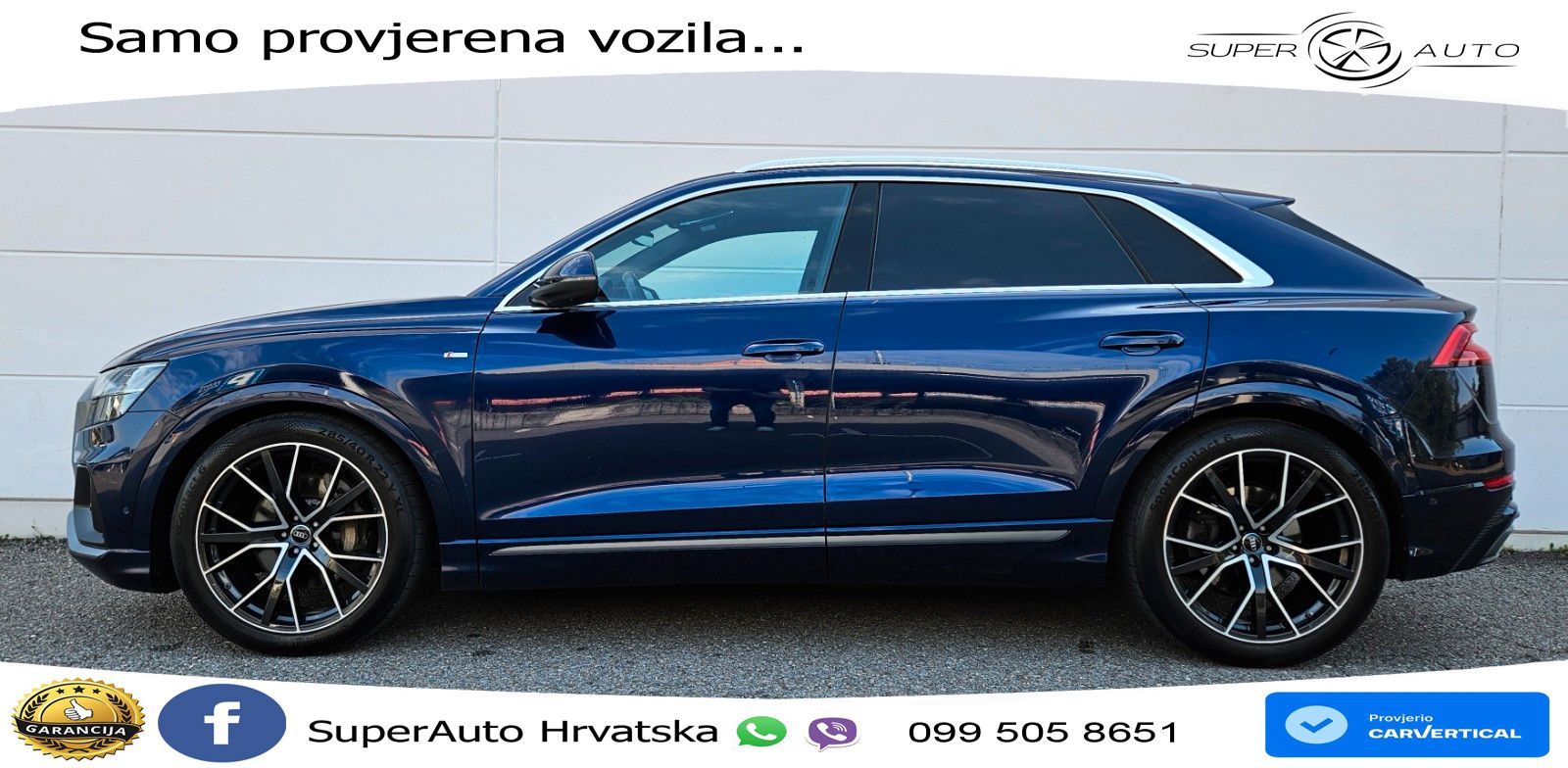 Audi Q8 50 TDI V6 (286 KS) quattro Tiptronic S line LED+GR SJED+ACC