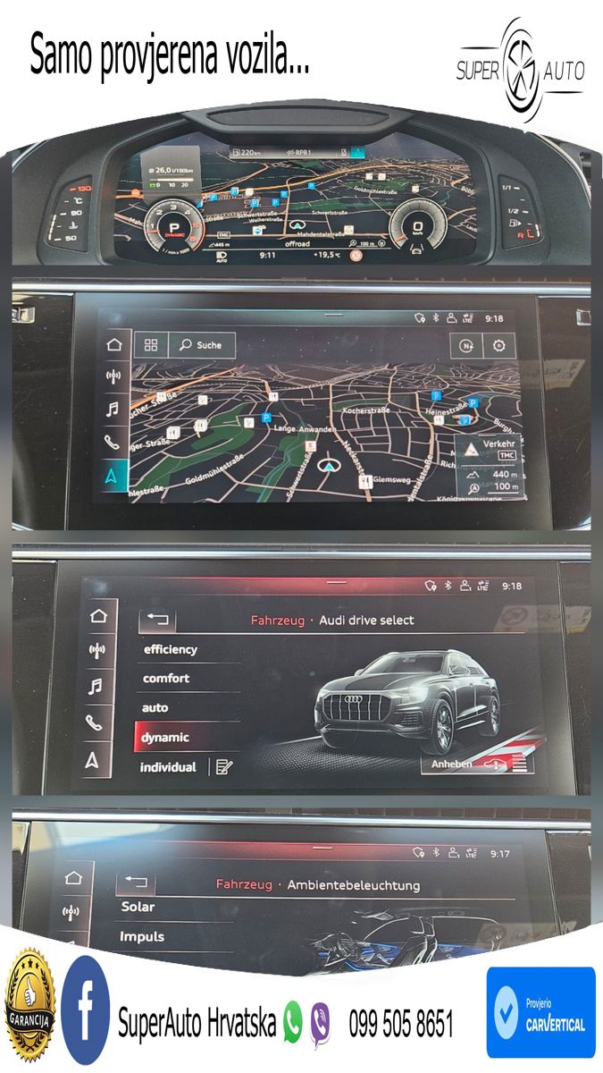 Audi Q8 50 TDI V6 (286 KS) quattro Tiptronic S line LED+GR SJED+ACC