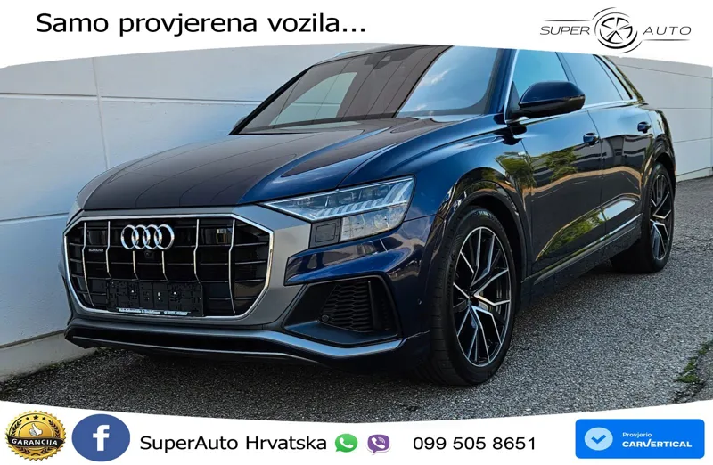 Audi Q8 50 TDI V6 (286 KS) quattro Tiptronic S line LED+GR SJED+ACC