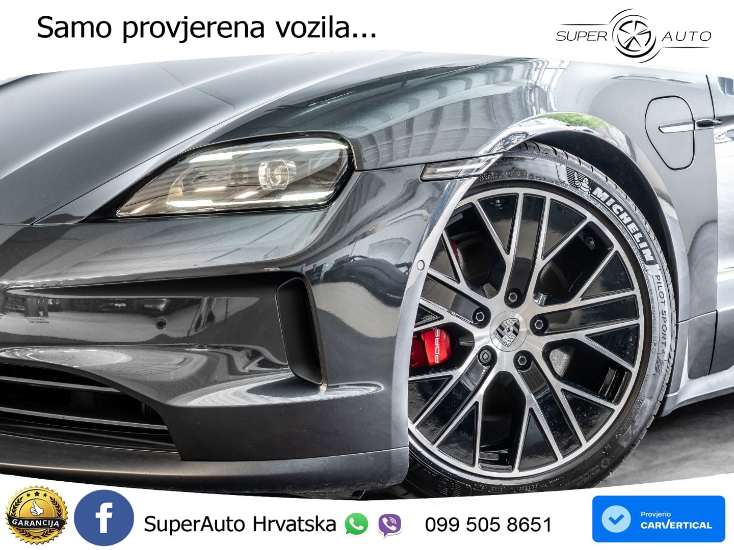 Porsche Taycan Sport Turismo 4S 105 kWh (598 KS)