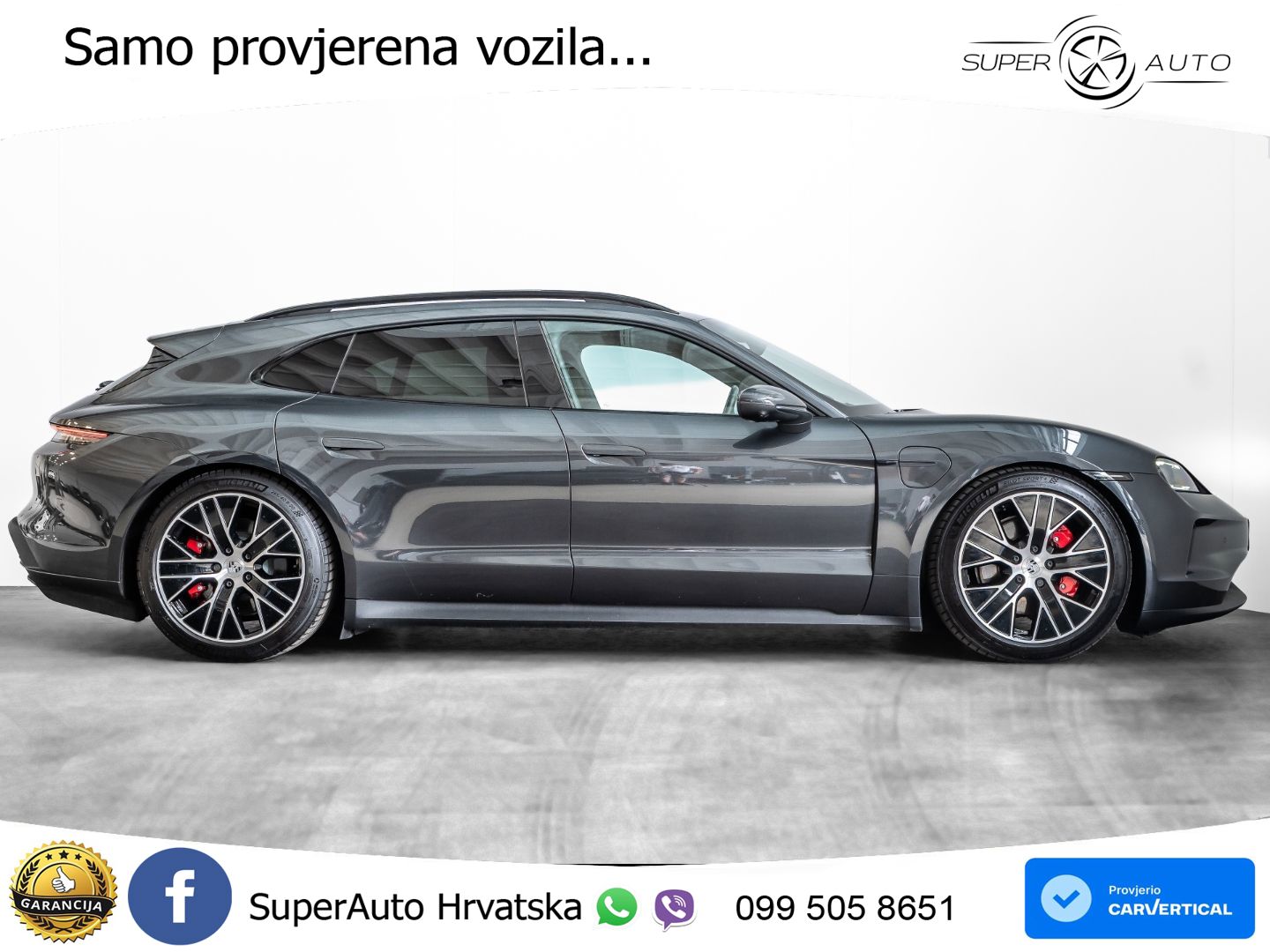 Porsche Taycan Sport Turismo 4S 105 kWh (598 KS)