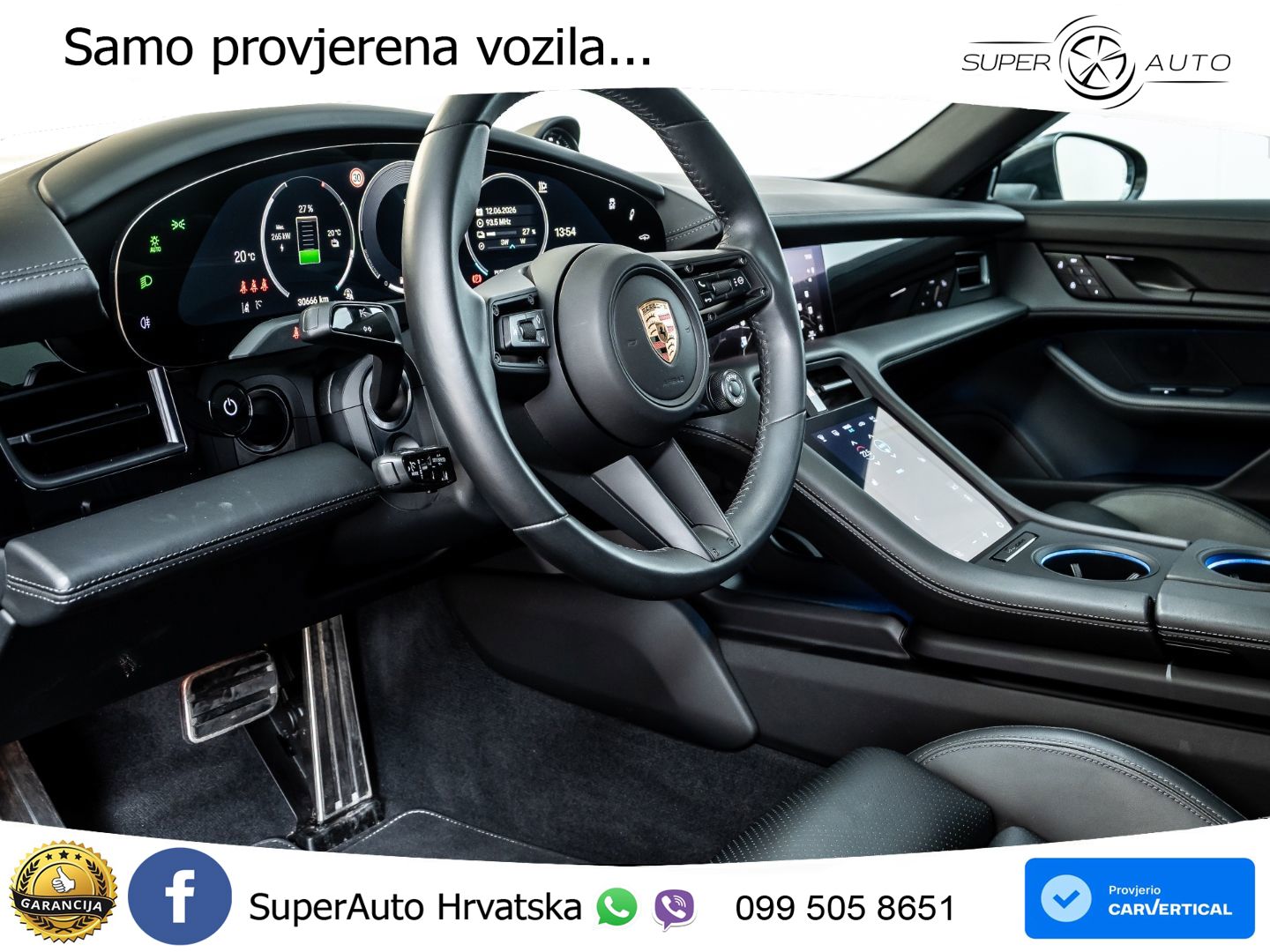 Porsche Taycan Sport Turismo 4S 105 kWh (598 KS)