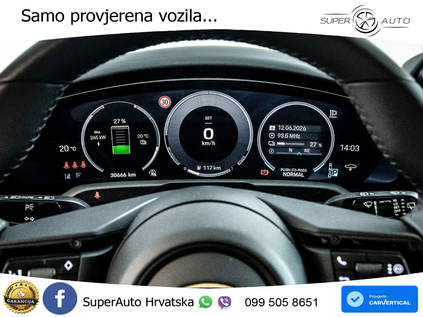 Porsche Taycan Sport Turismo 4S 105 kWh (598 KS)
