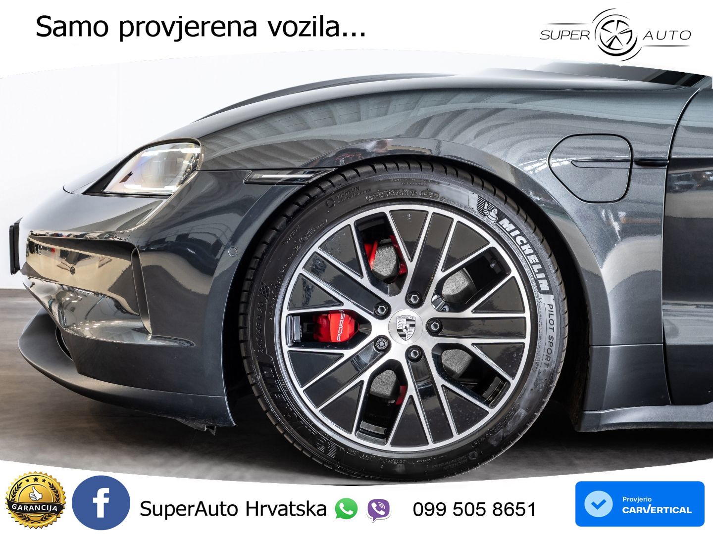 Porsche Taycan Sport Turismo 4S 105 kWh (598 KS)