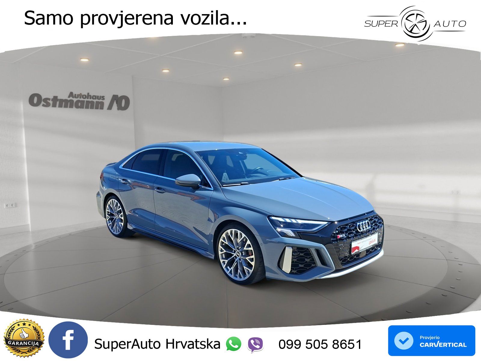 Audi RS3 Sedan 2.5 TFSI (400 KS) quattro S tronic LED+GR SJED+ACC