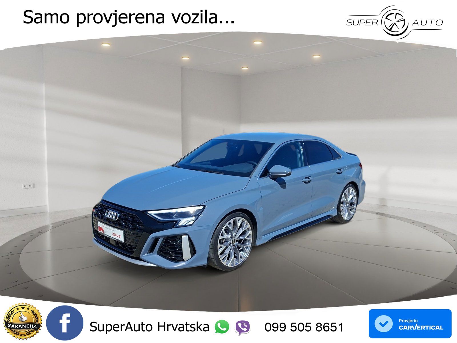 Audi RS3 Sedan 2.5 TFSI (400 KS) quattro S tronic LED+GR SJED+ACC