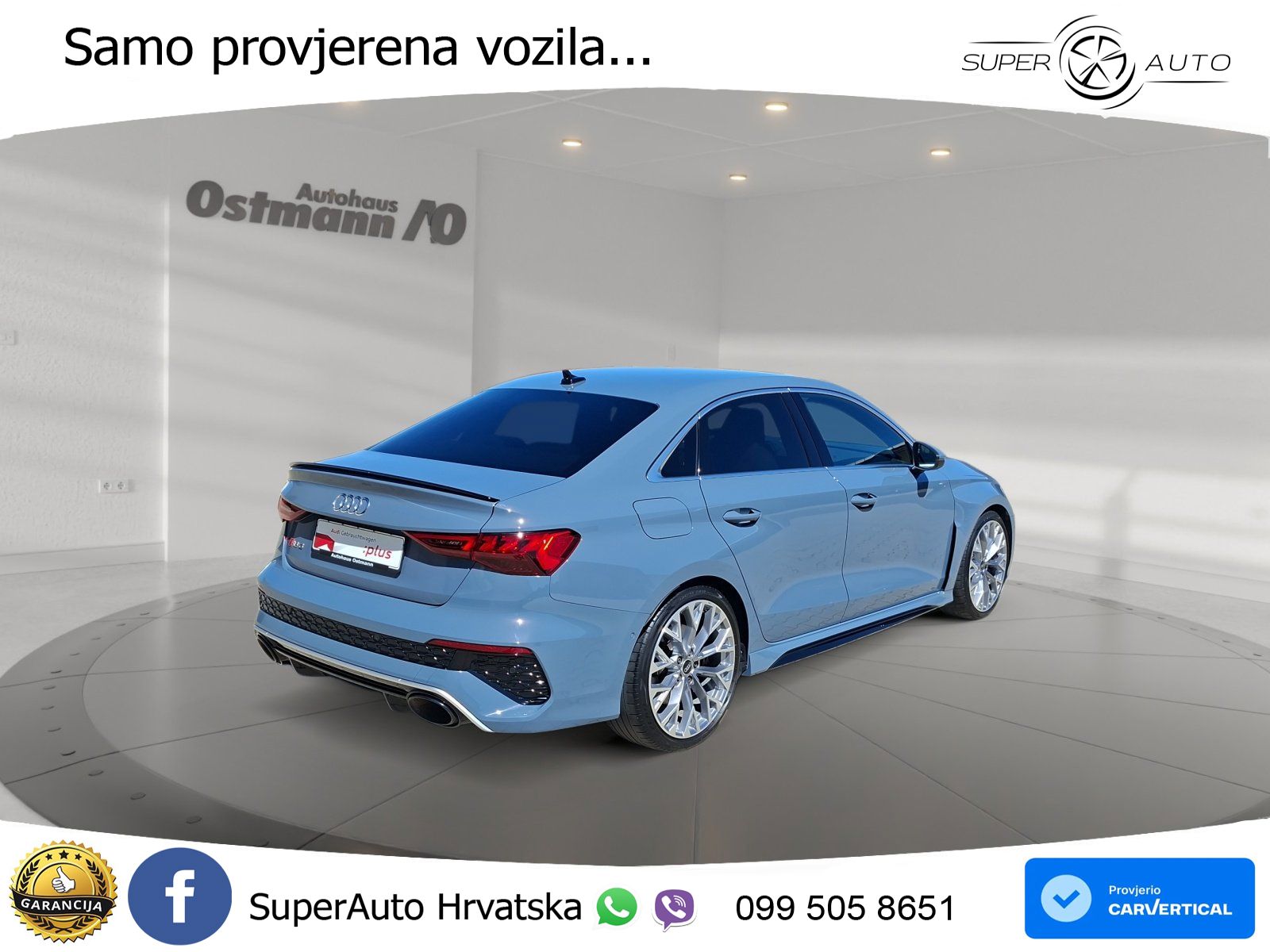 Audi RS3 Sedan 2.5 TFSI (400 KS) quattro S tronic LED+GR SJED+ACC