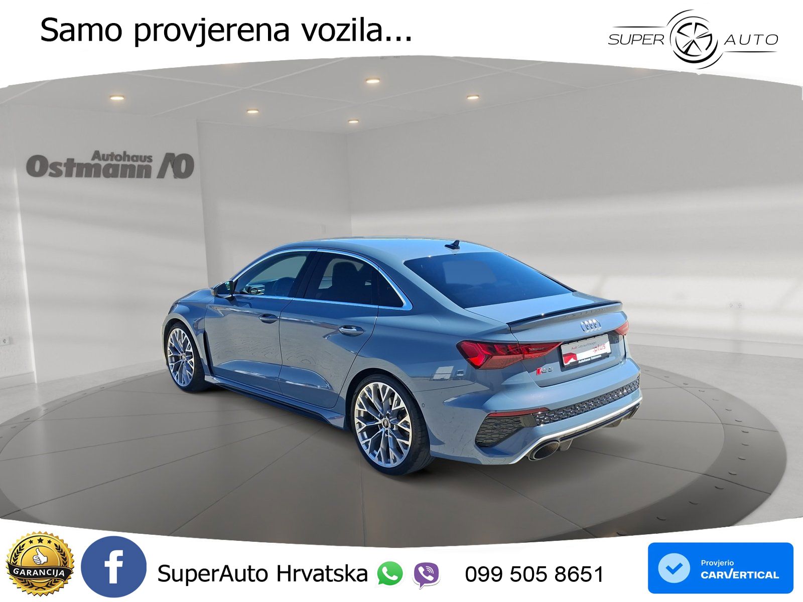 Audi RS3 Sedan 2.5 TFSI (400 KS) quattro S tronic LED+GR SJED+ACC