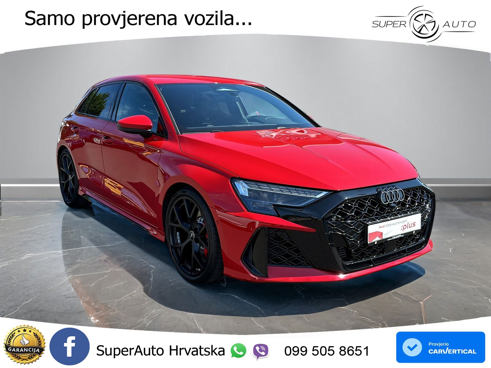 Audi RS3 Sedan 2.5 TFSI (400 KS) quattro S tronic