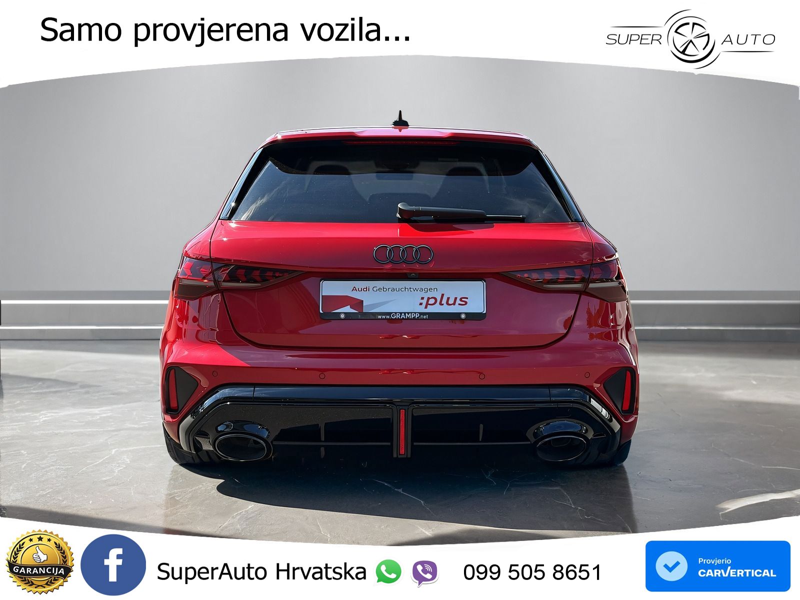 Audi RS3 Sedan 2.5 TFSI (400 KS) quattro S tronic