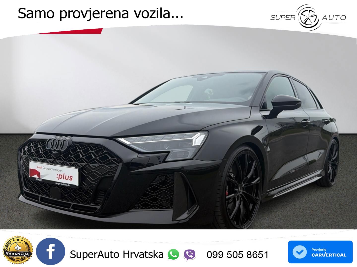 Audi RS3 Sportback 2.5 TFSI (400 KS) quattro S tronic LED+GR SJED+ACC