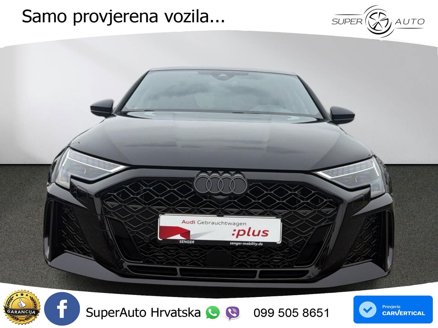 Audi RS3 Sportback 2.5 TFSI (400 KS) quattro S tronic LED+GR SJED+ACC
