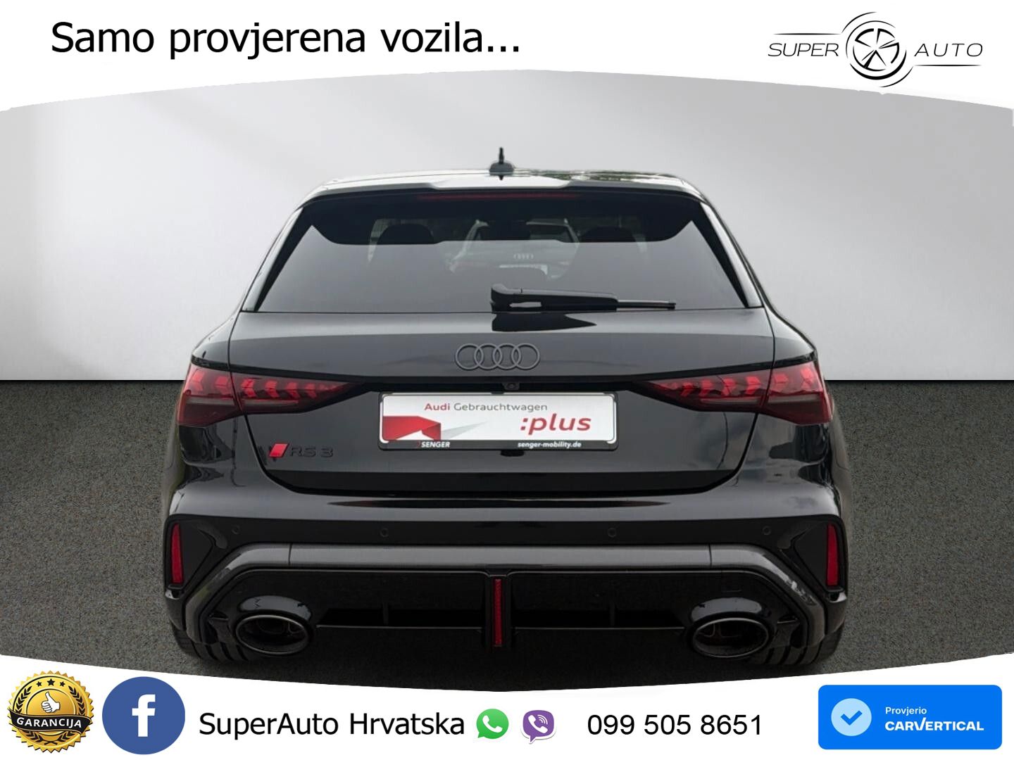 Audi RS3 Sportback 2.5 TFSI (400 KS) quattro S tronic LED+GR SJED+ACC
