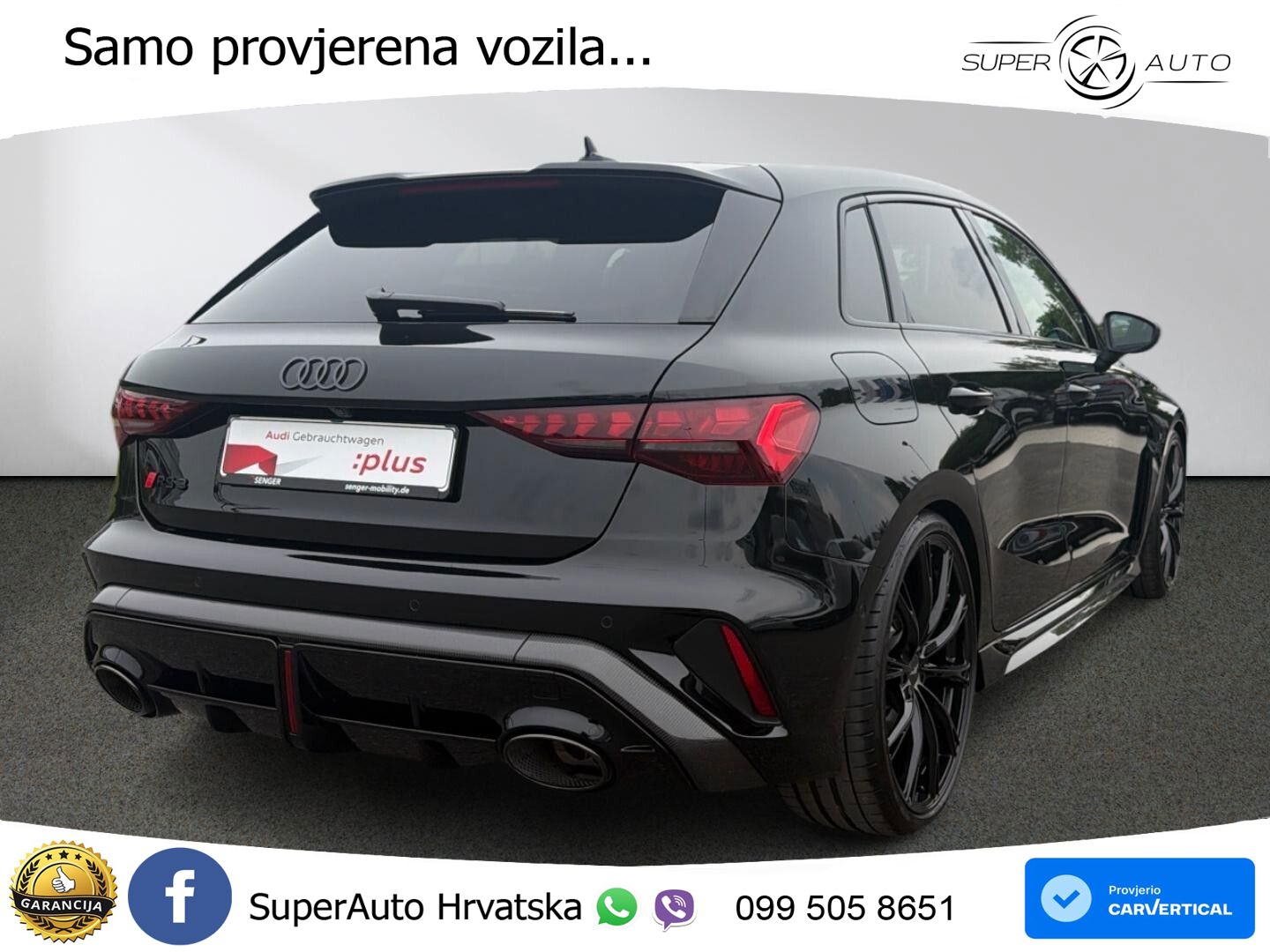 Audi RS3 Sportback 2.5 TFSI (400 KS) quattro S tronic LED+GR SJED+ACC