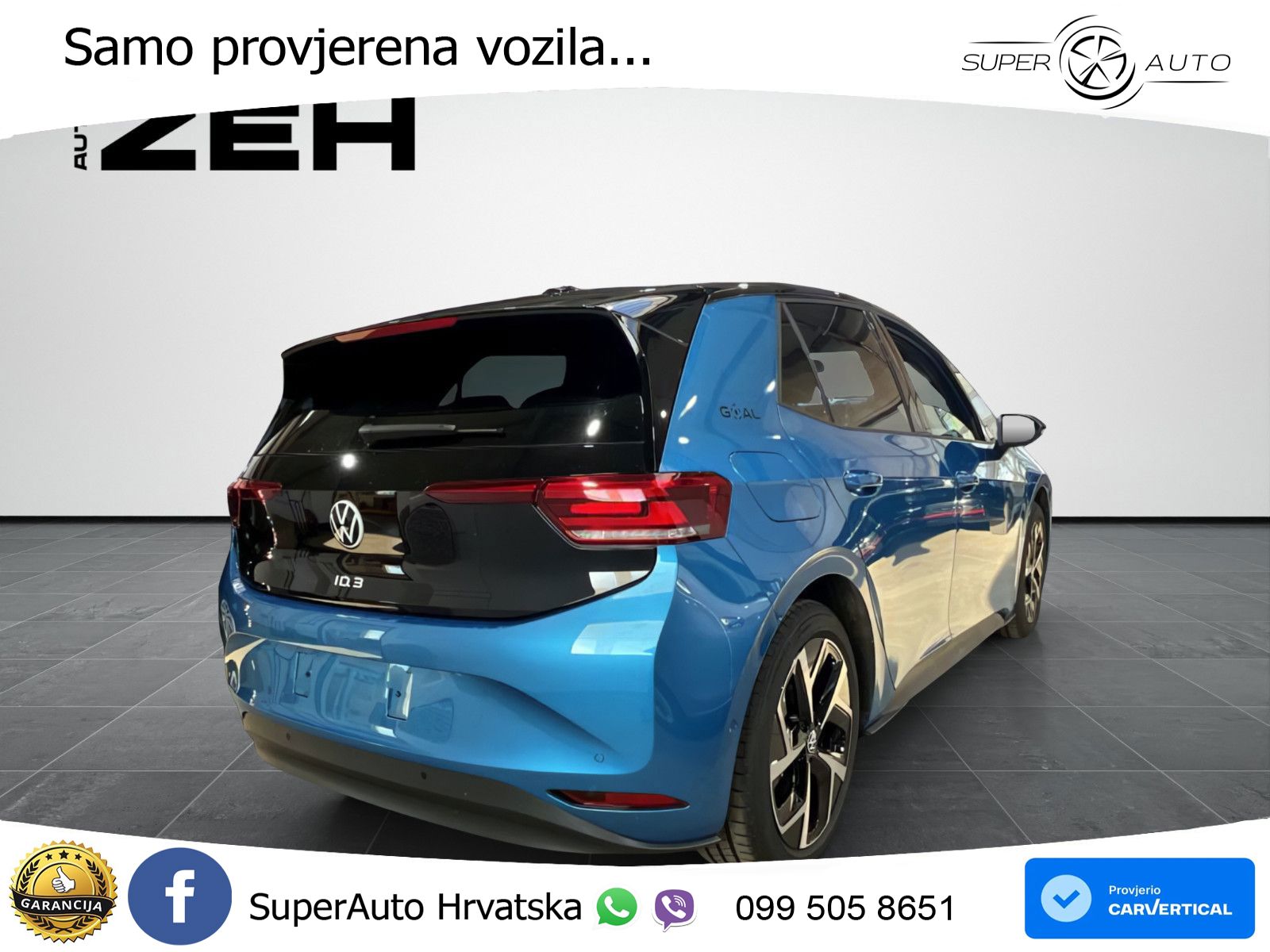 Volkswagen ID.3 Pure 55 kWh (170 KS) LED+GR SJED+ACC