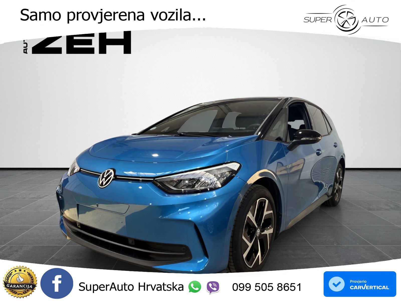 Volkswagen ID.3 Pure 55 kWh (170 KS) LED+GR SJED+ACC