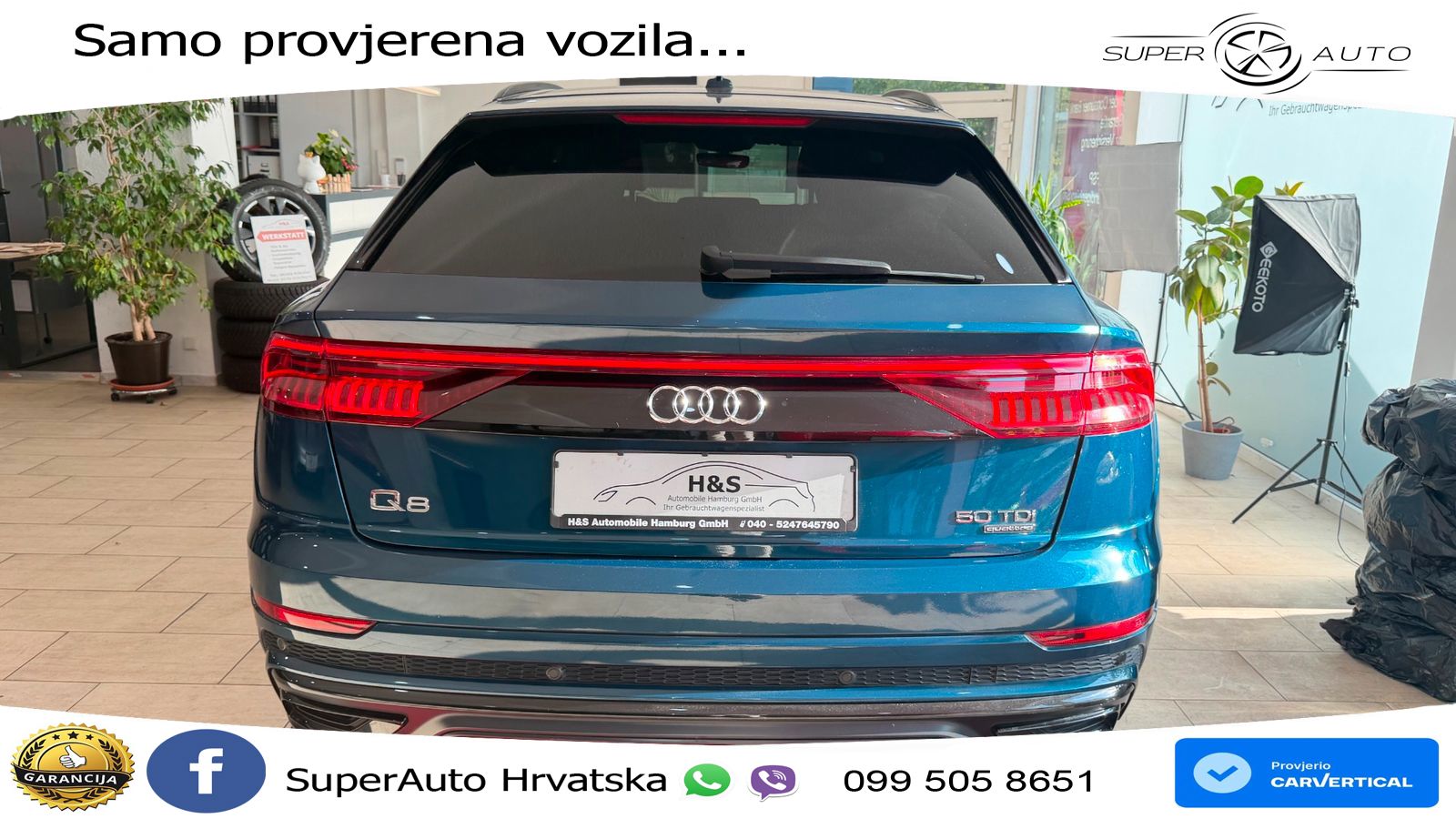 Audi Q8 50 TDI V6 (286 KS) quattro Tiptronic