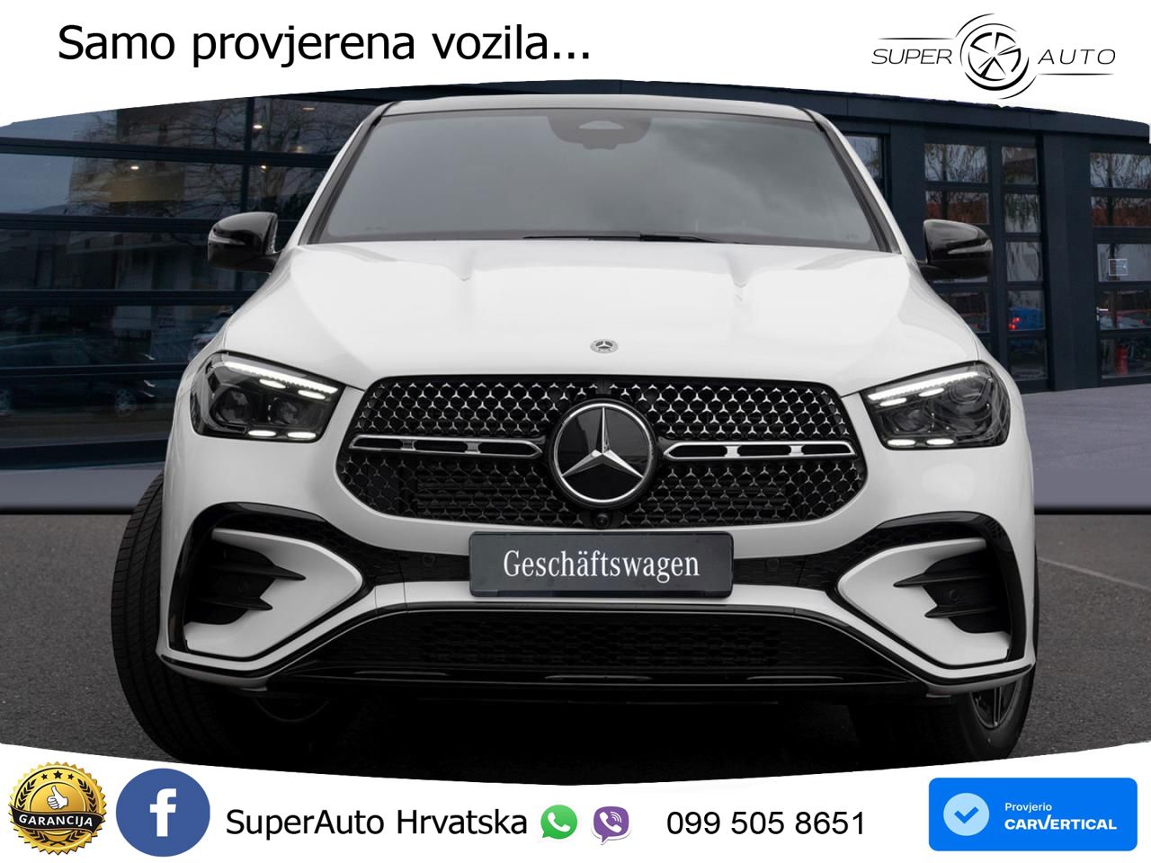 Mercedes GLE Coupe 300d (269 ks) EQ Boost 4MATIC 9G-TRONIC AMG LED+GR SJED+ACC
