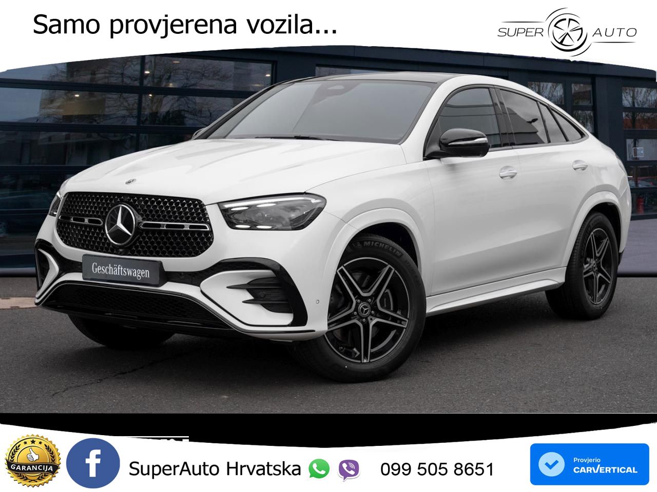 Mercedes GLE Coupe 300d (269 ks) EQ Boost 4MATIC 9G-TRONIC AMG LED+GR SJED+ACC